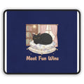 Black Cat Mouse Pad – Most Fun Wins