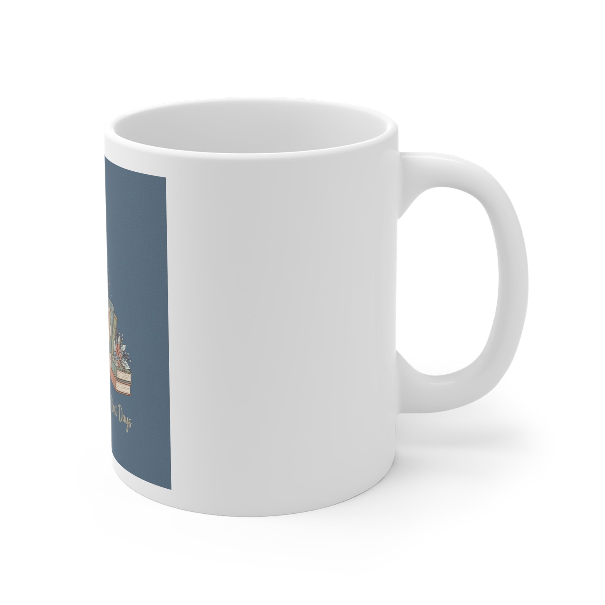 Library Days Are The Best Days Rabbit Mug 11oz