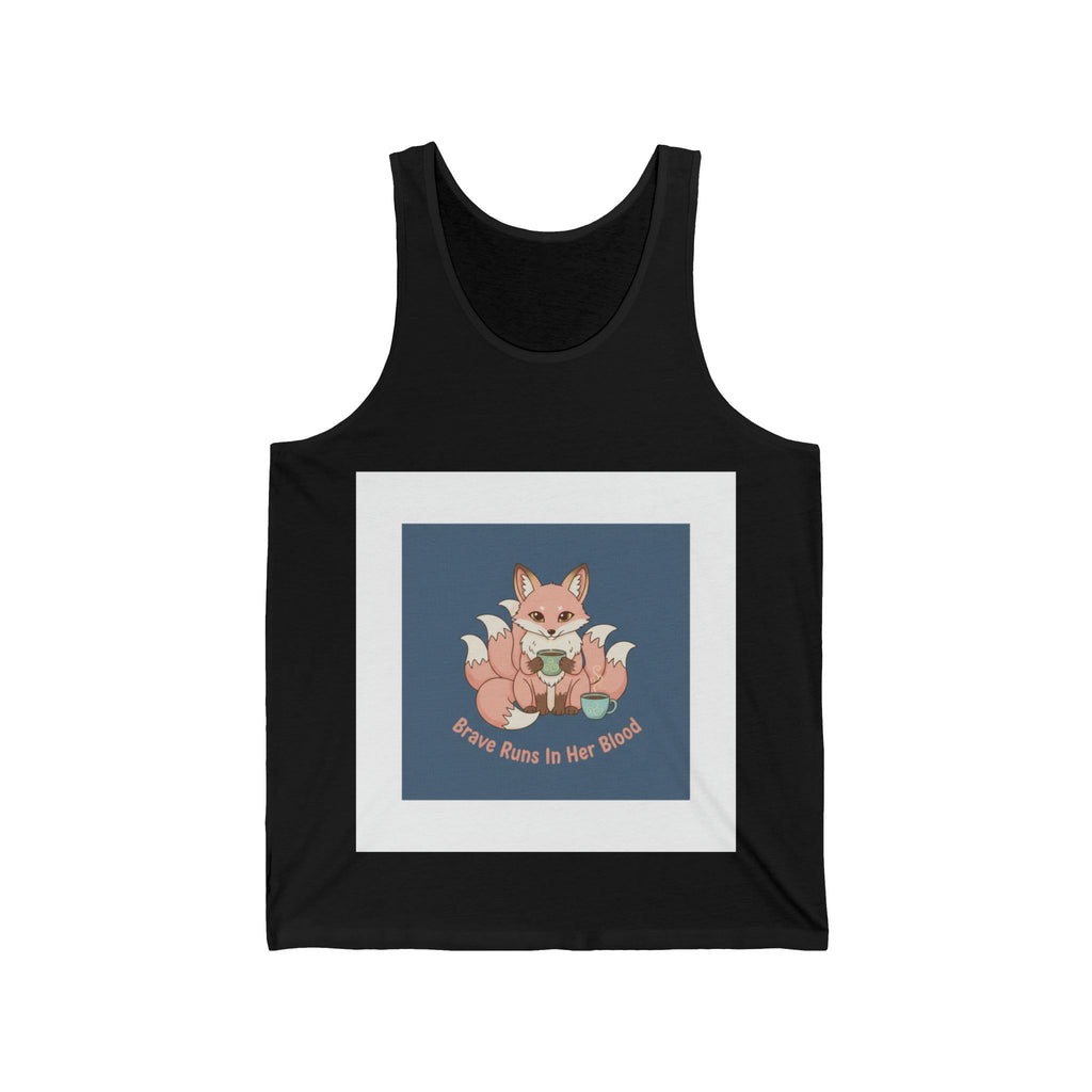 Fox Tank Top – Brave Runs in Her Blood