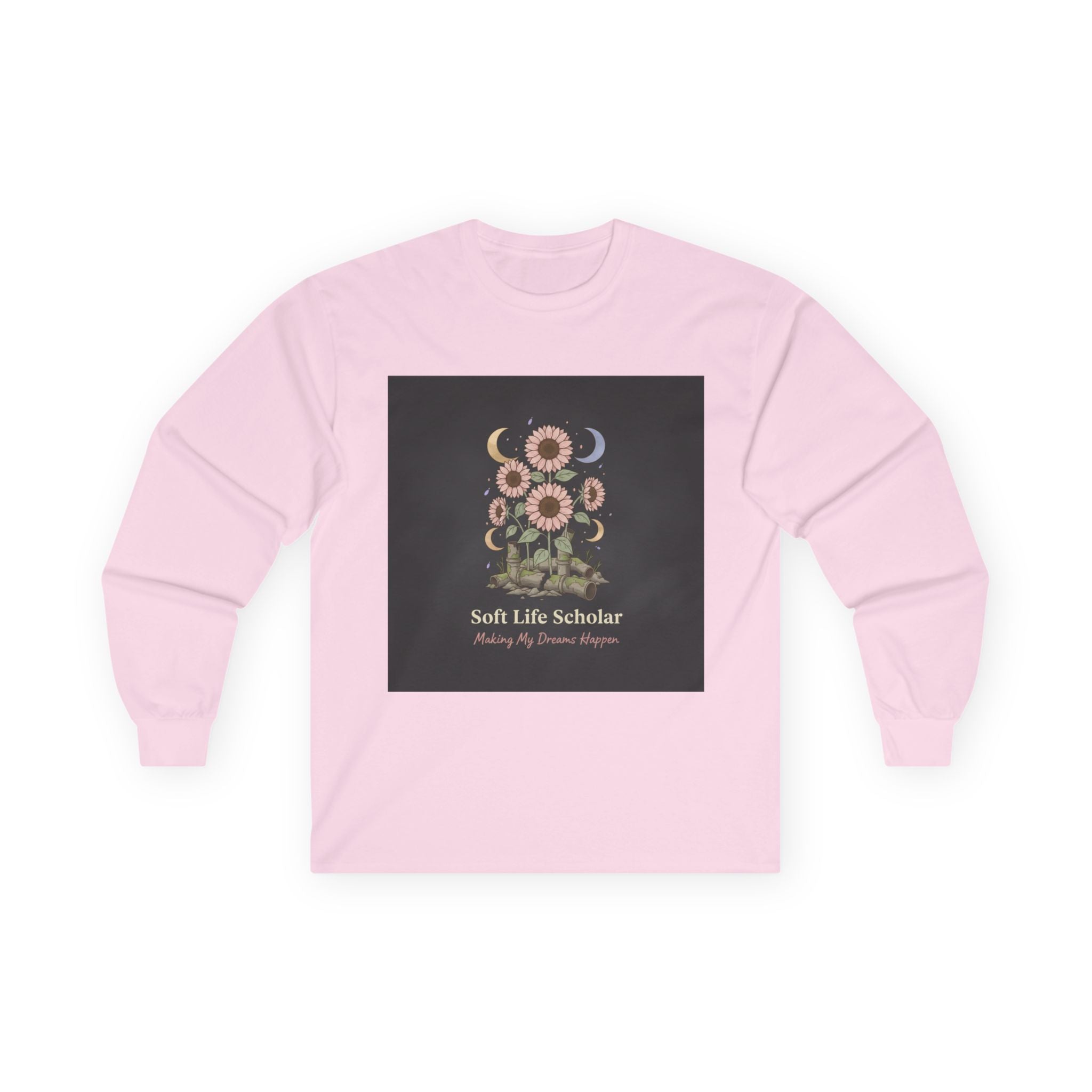 Sunflowers Long Sleeve Tee – Soft Life Scholar