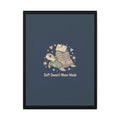 Soft Doesnt Mean Weak Turtle Canvas