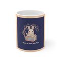 Rabbit Mug 11oz – Bloom at Your Own Pace