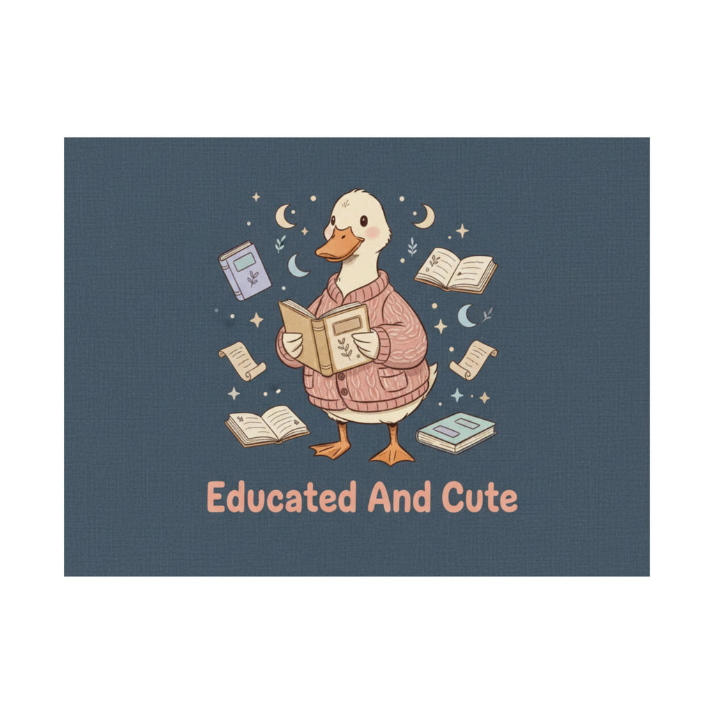 educated and cute Poster