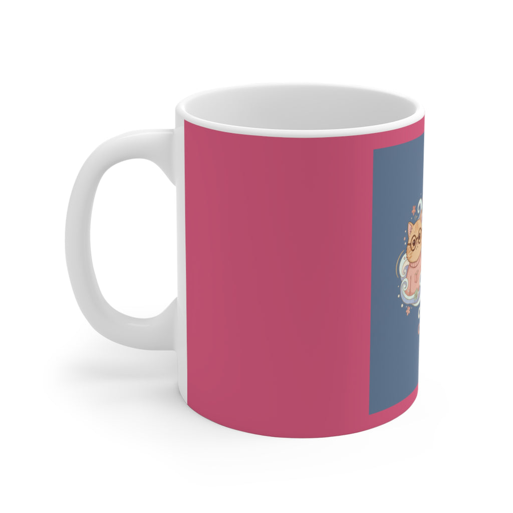 Cats With Glasses Mug 11oz – Coffee and Confidence