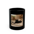 TAKE YOUR TIME Black Mug