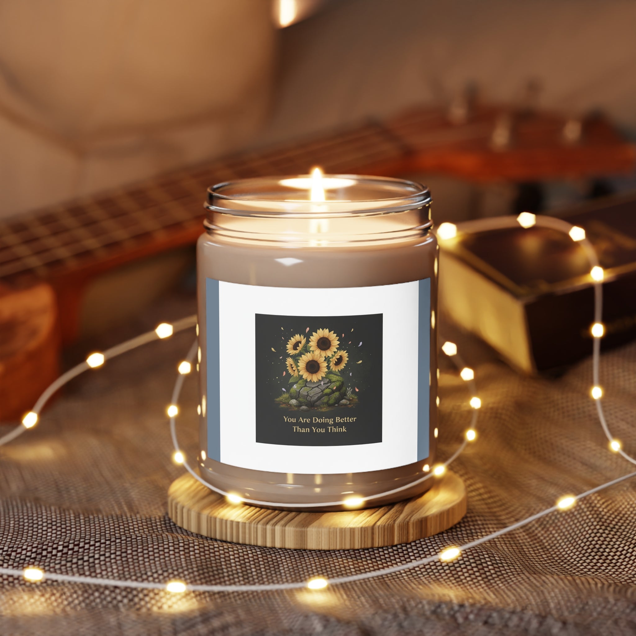 Sunflowers Scented Candle – You Are Doing Better Than You Think