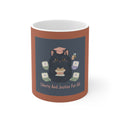 Black Cat Mug 11oz – Liberty and Justice for All