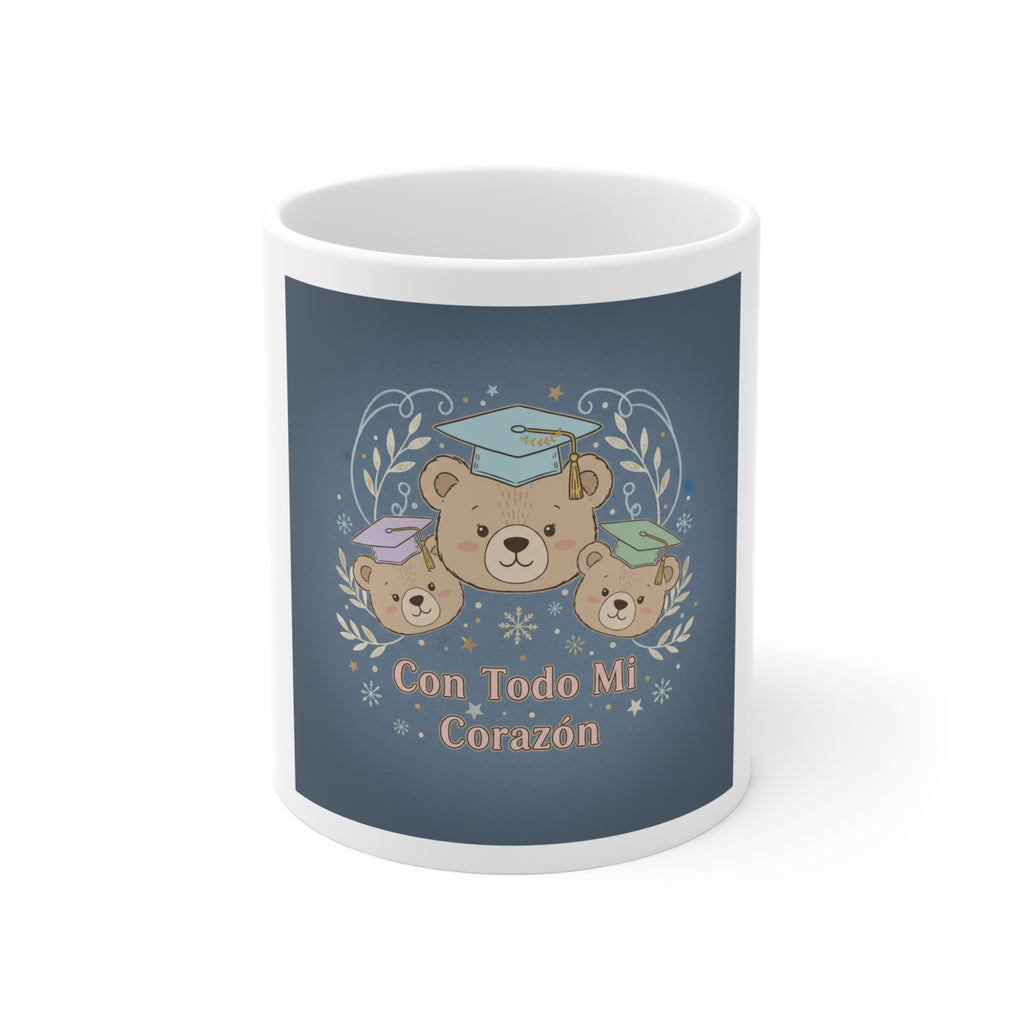 Con Todo Mi Corazón Bear Mug 11oz