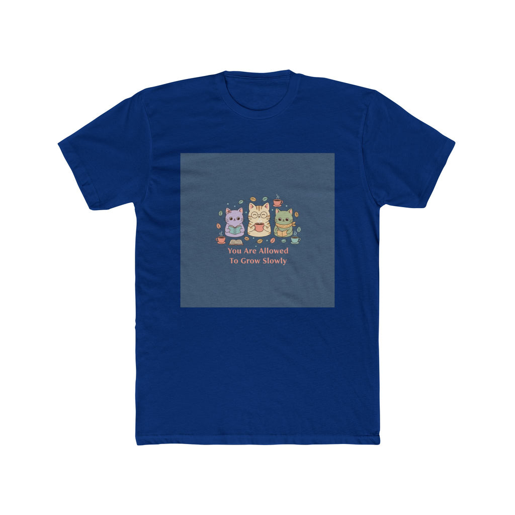 Cats With Glasses Unisex Tee – You Are Allowed to Grow Slowly
