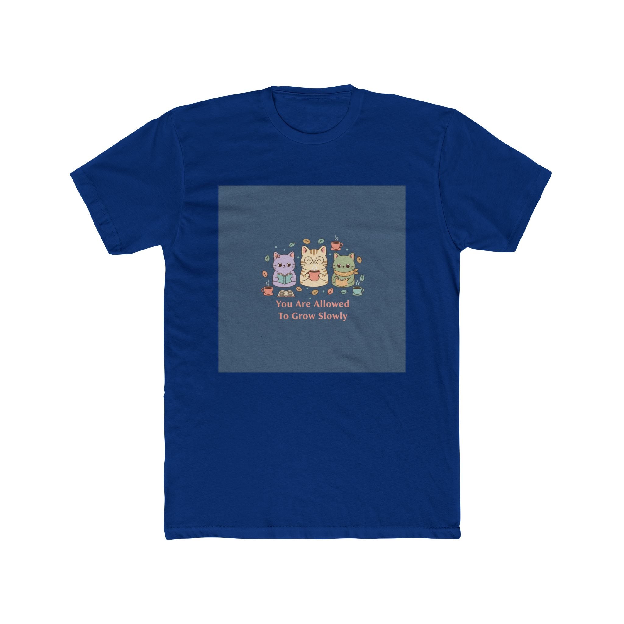 Cats With Glasses Unisex Tee – You Are Allowed to Grow Slowly
