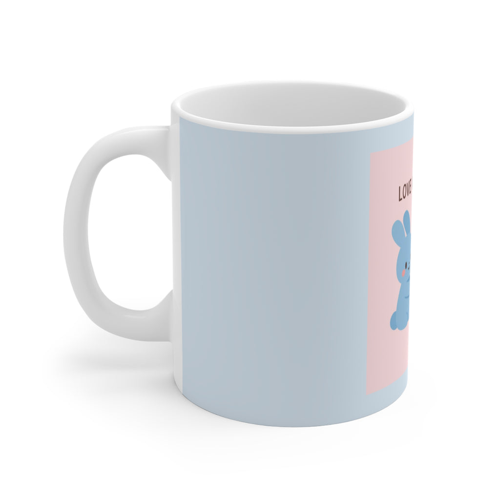 "LOVE CAN BE SOFT" Black Cat Mug | College Girl Gift | Fashion | KayKay Classics