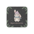 Bunny Cork Coaster – Bloom at Your Own Pace
