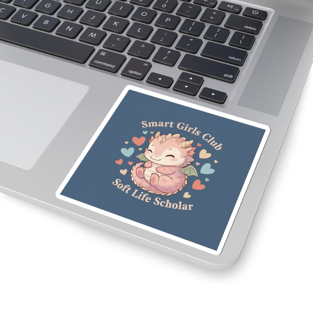 Dragon Kiss-Cut Sticker – Smart Girls Club Soft Life Scholar