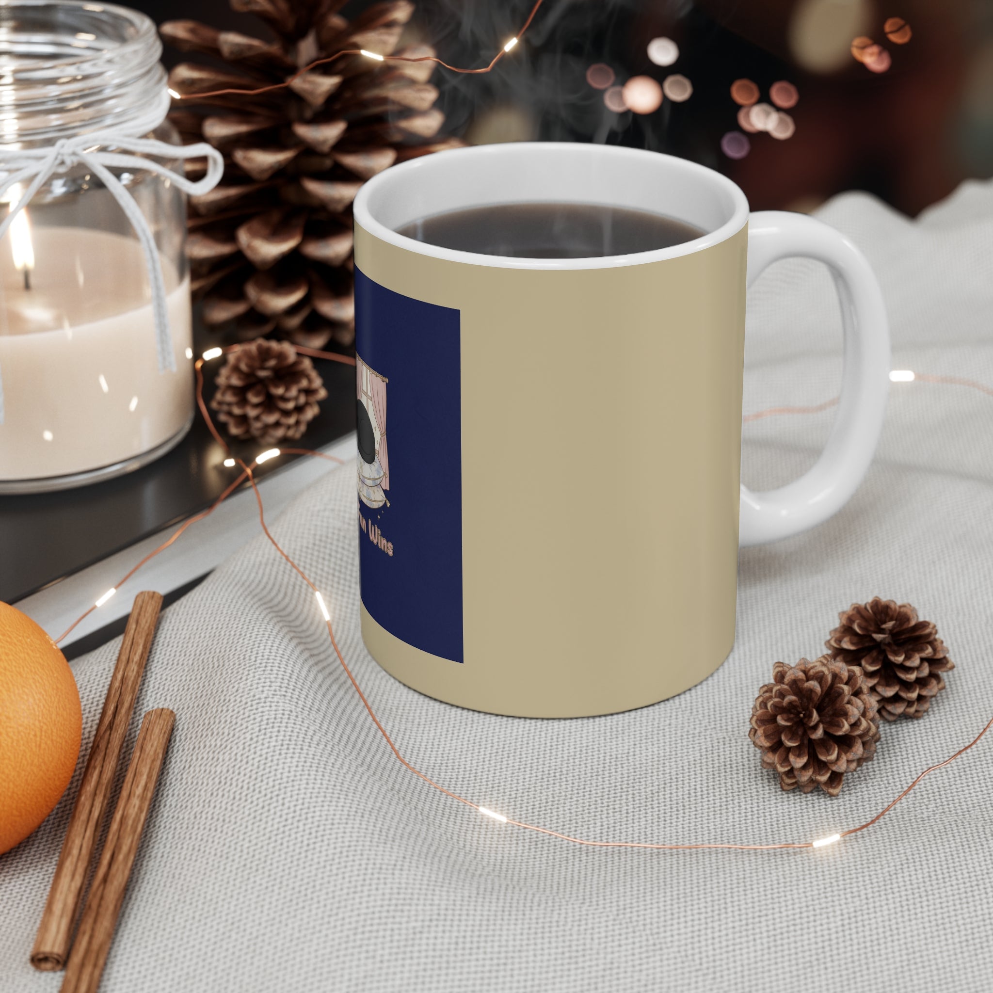 Black Cat Mug 11oz – Most Fun Wins