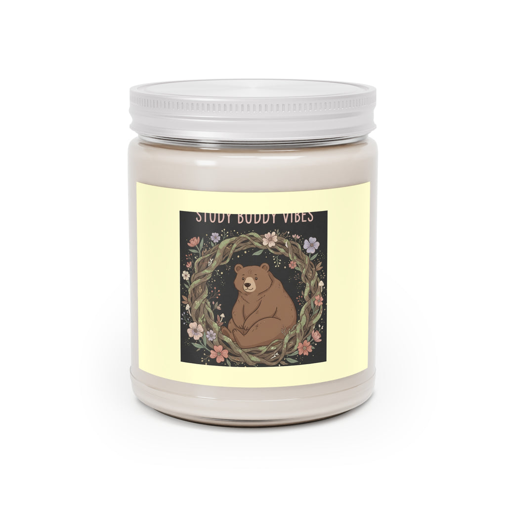 Bear Scented Candle – Study Buddy Vibes