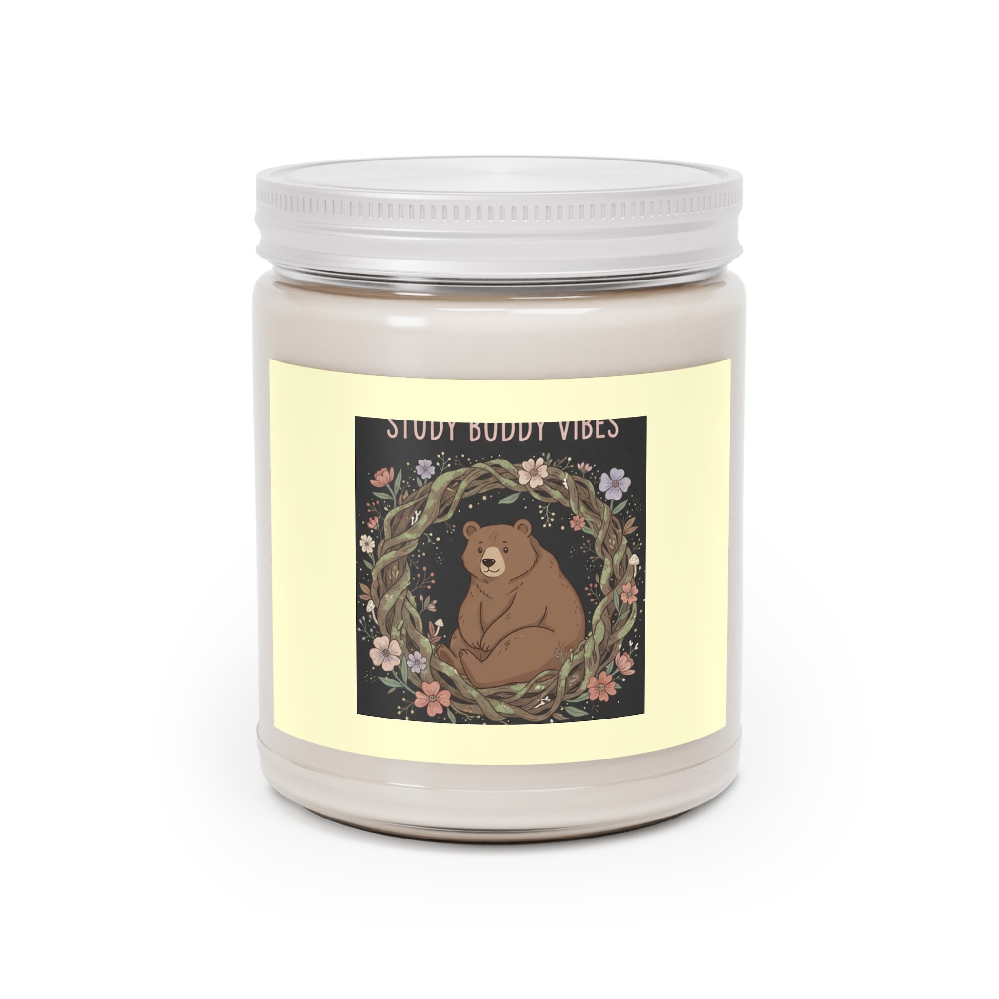 Bear Scented Candle – Study Buddy Vibes