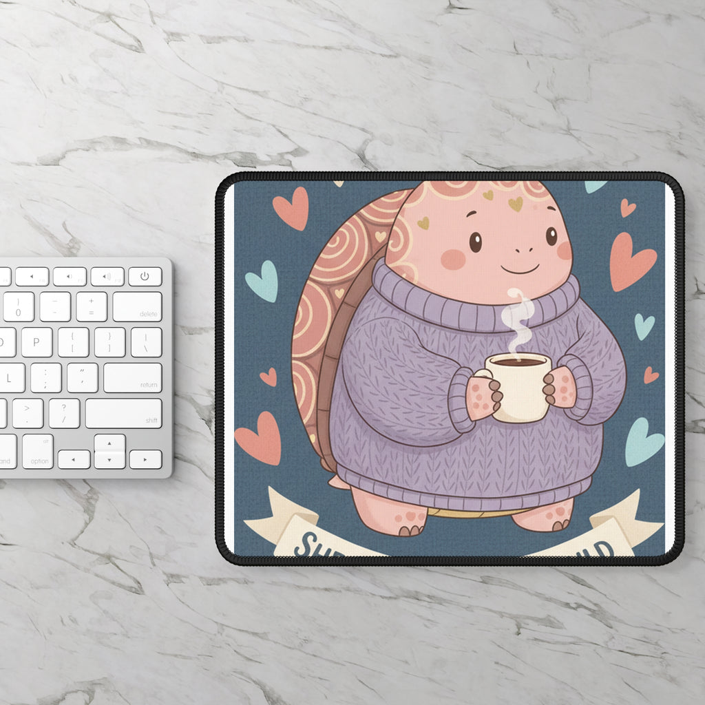 Turtle Mouse Pad – She Believed She Could