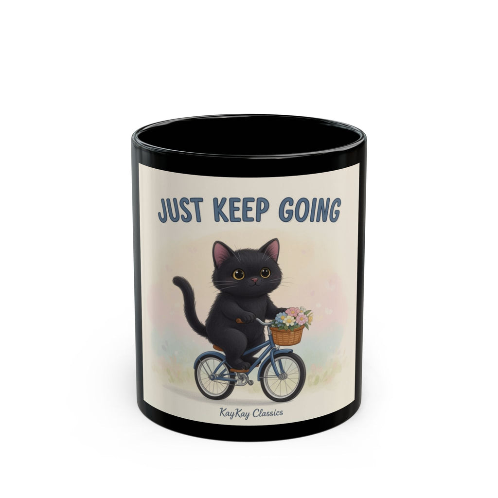 Cat Black Mug 11oz