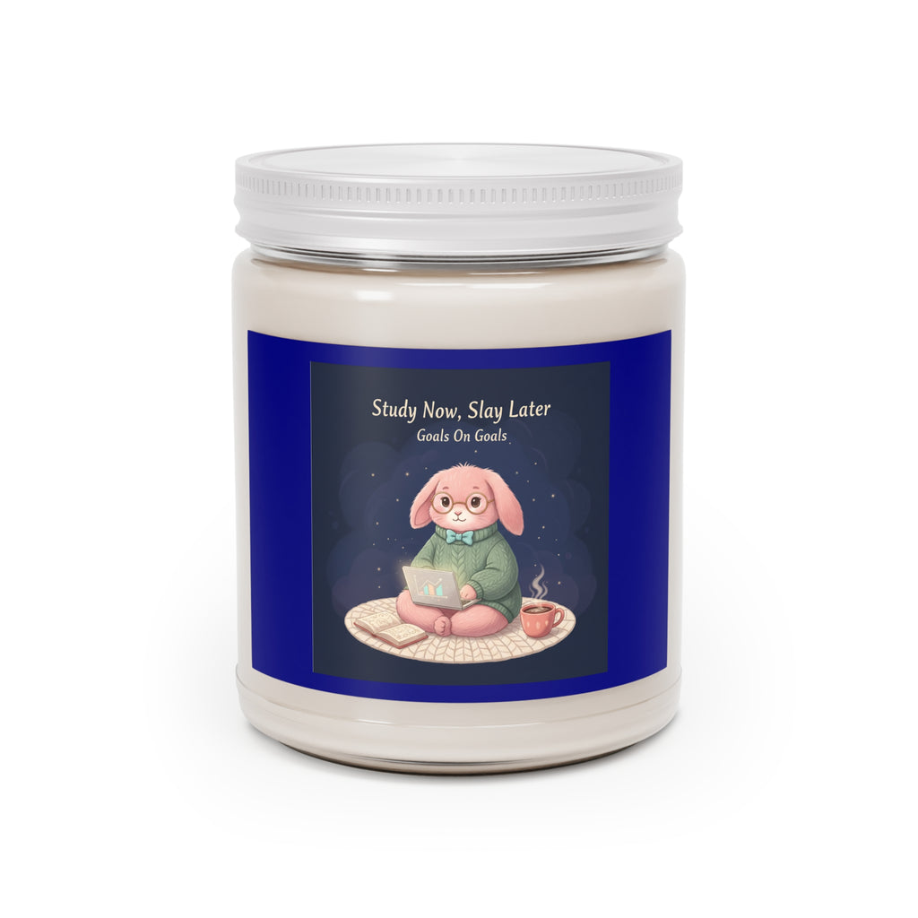 Rabbit Scented Candle – Study Now, Slay Later. Goals on Goals