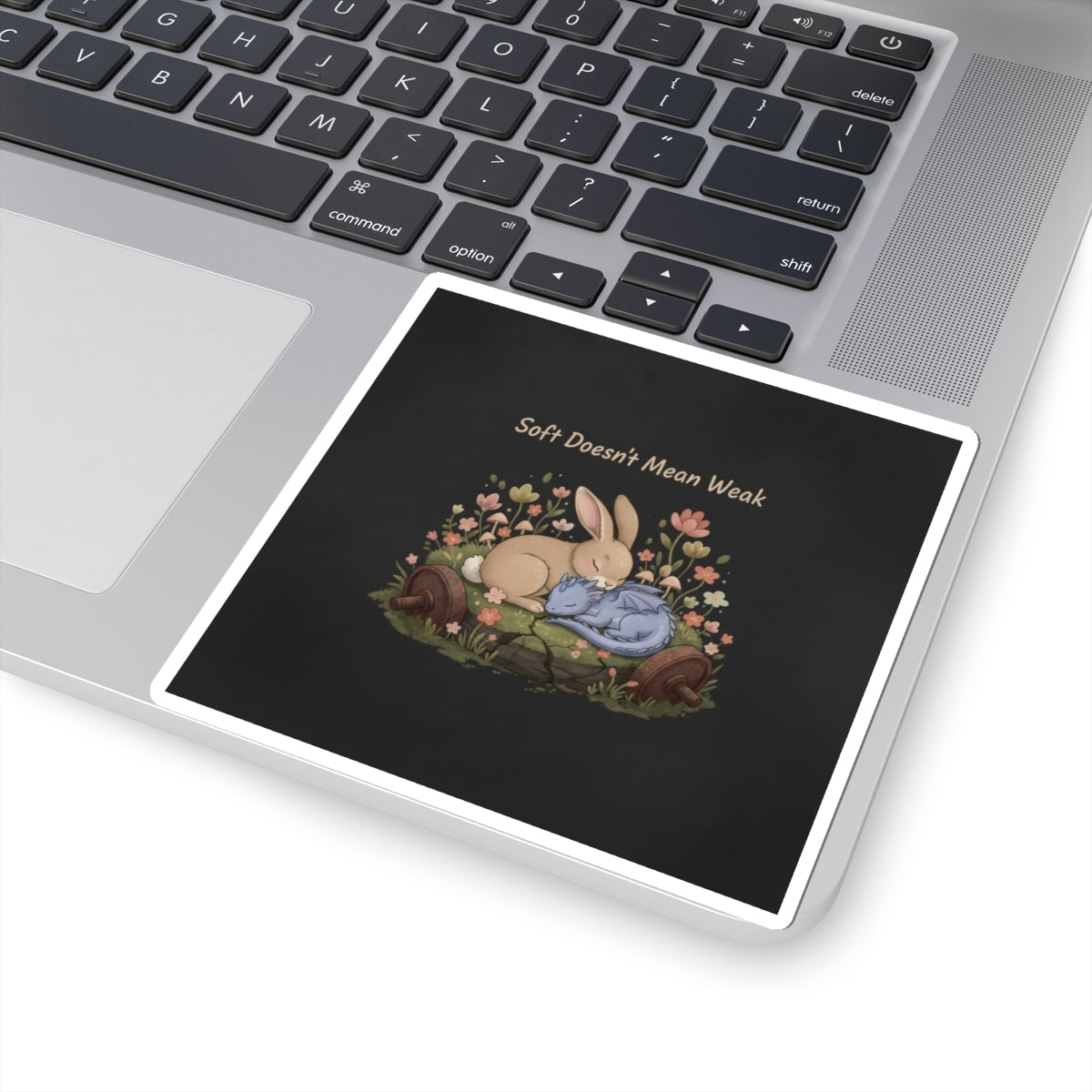 Dragon Kiss-Cut Sticker – Soft Doesnt Mean Weak