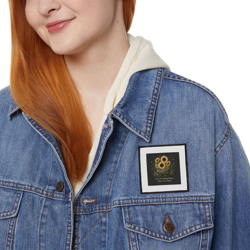 Sunflowers Iron-On Patch – You Are Doing Better Than You Think