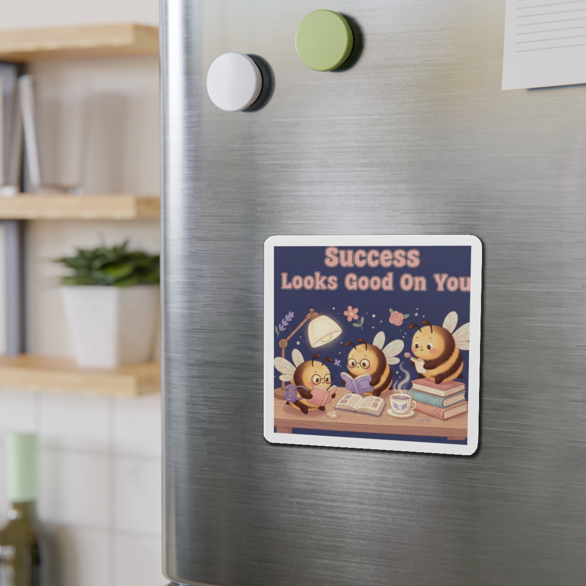 Honeybees Die-Cut Magnet – Success Looks Good on You