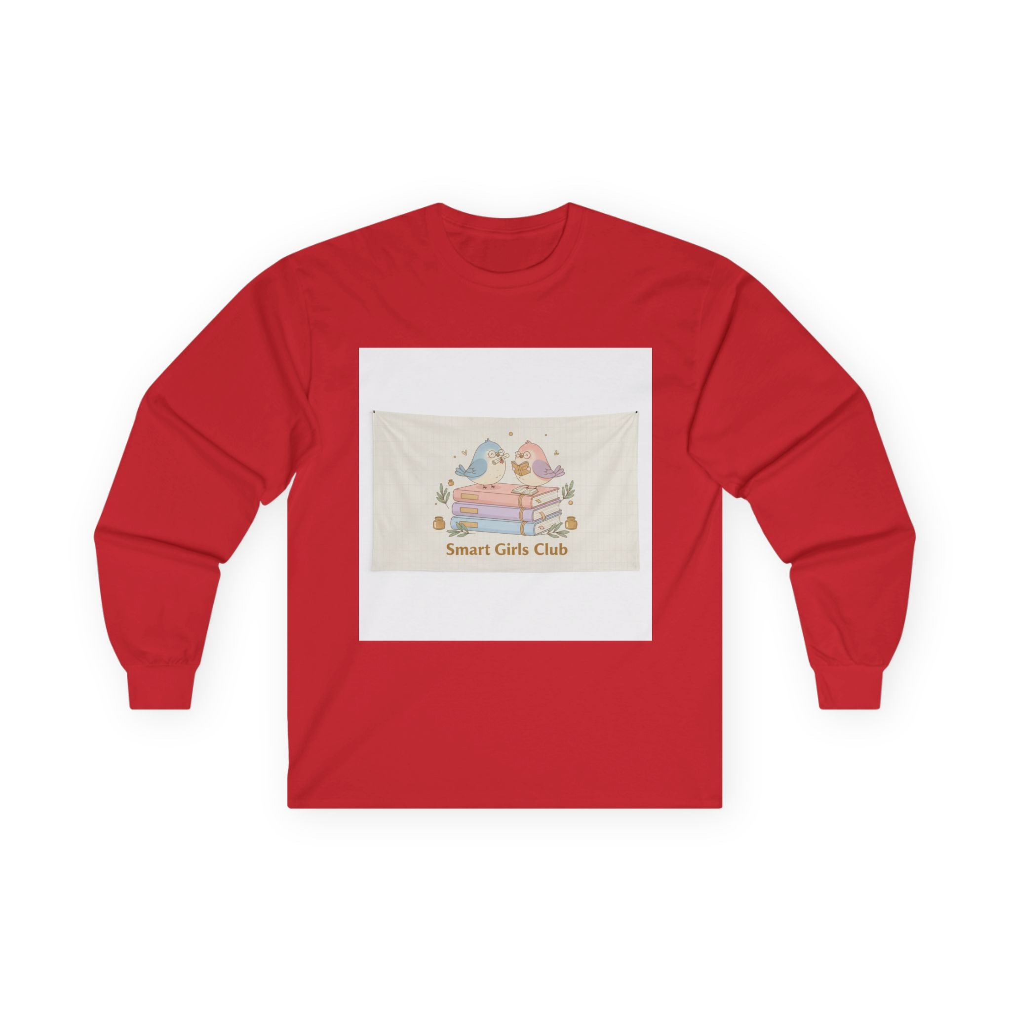 Smart Girls Club Birds Long Sleeve Tee