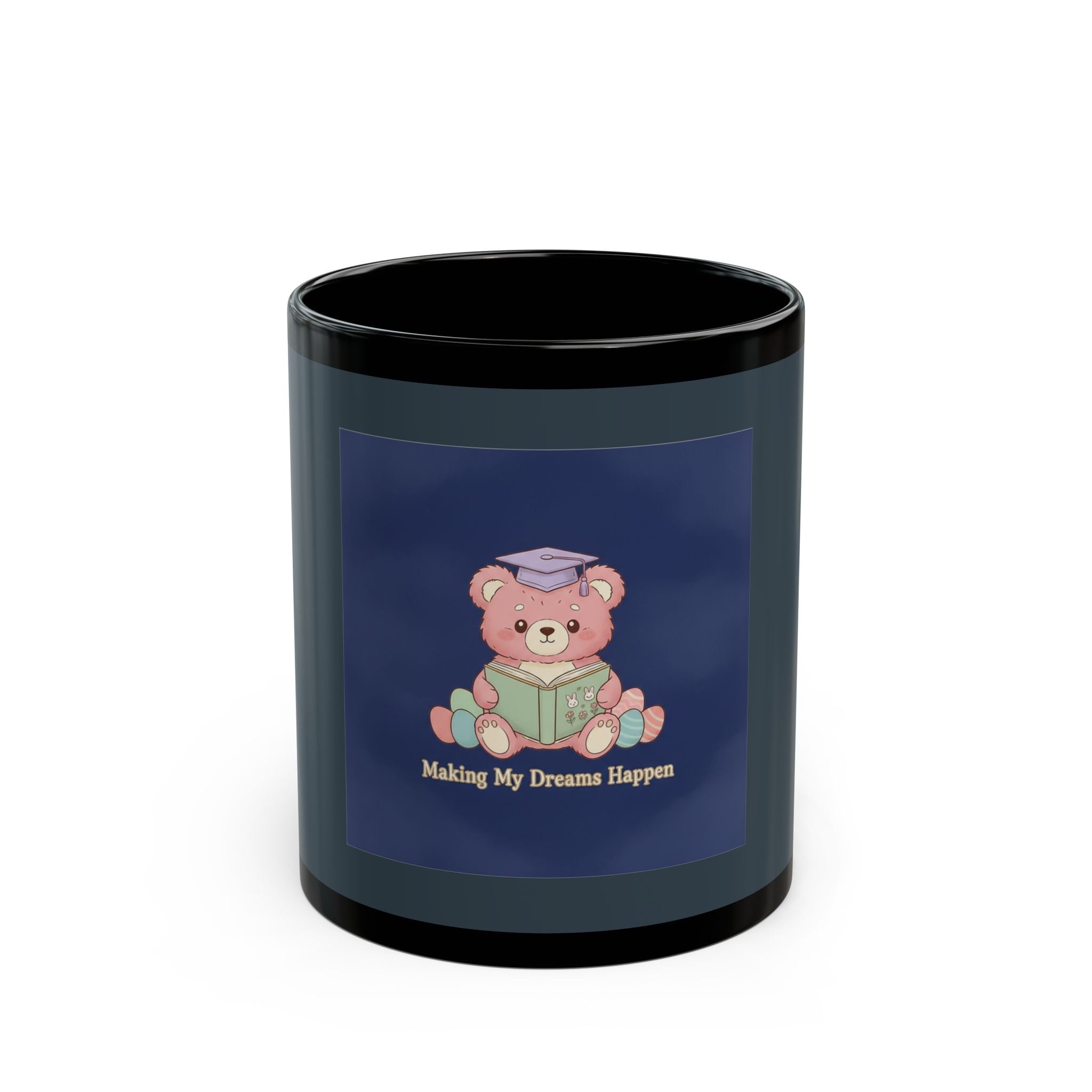 Bear Black Mug 11oz – Making My Dreams Happen