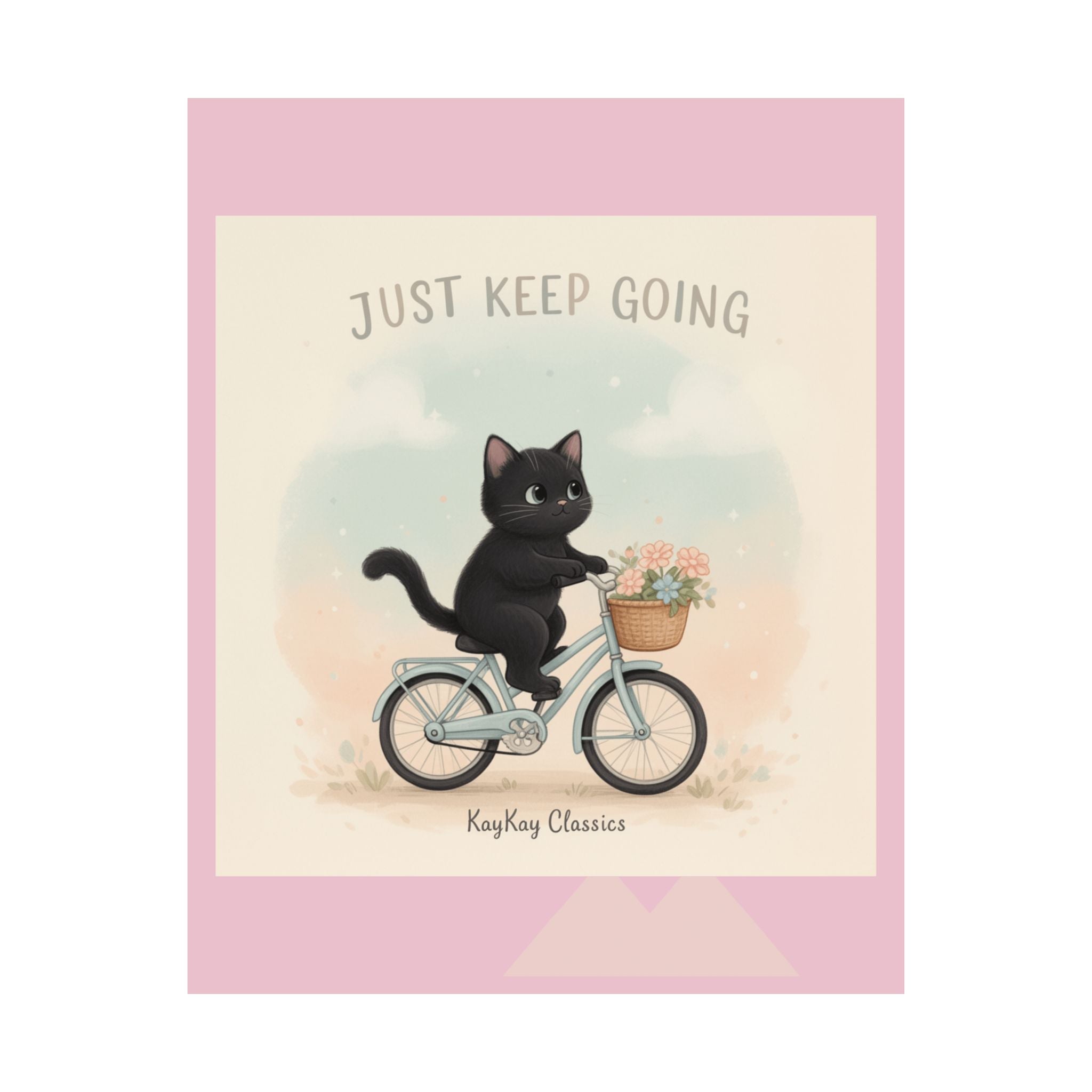 "Design" Black Cat Poster | College Girl Gift | Fashion | KayKay Classics