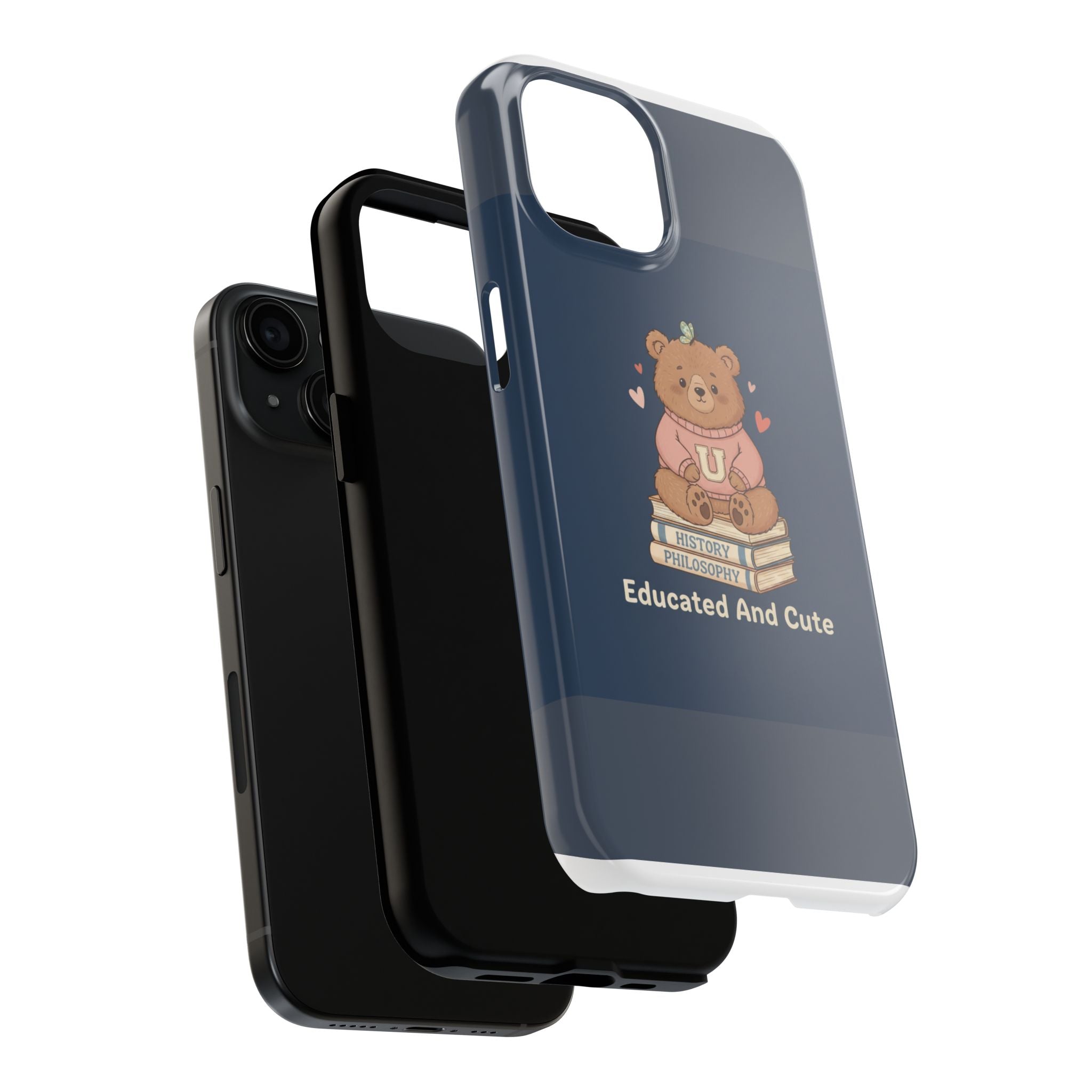 Bear Tough Phone Case – Educated and Cute