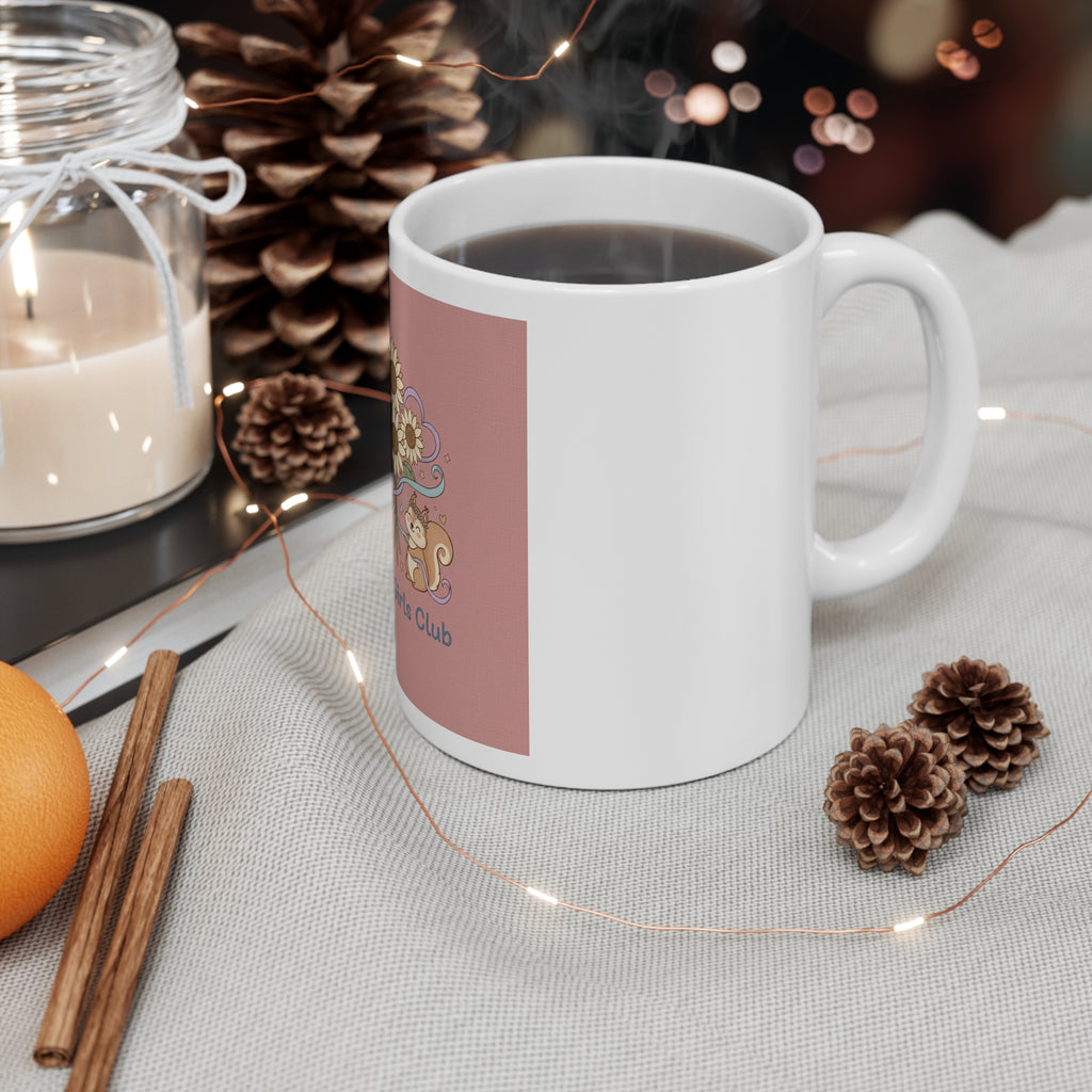 Smart Girls Club Squirrel Mug 11oz