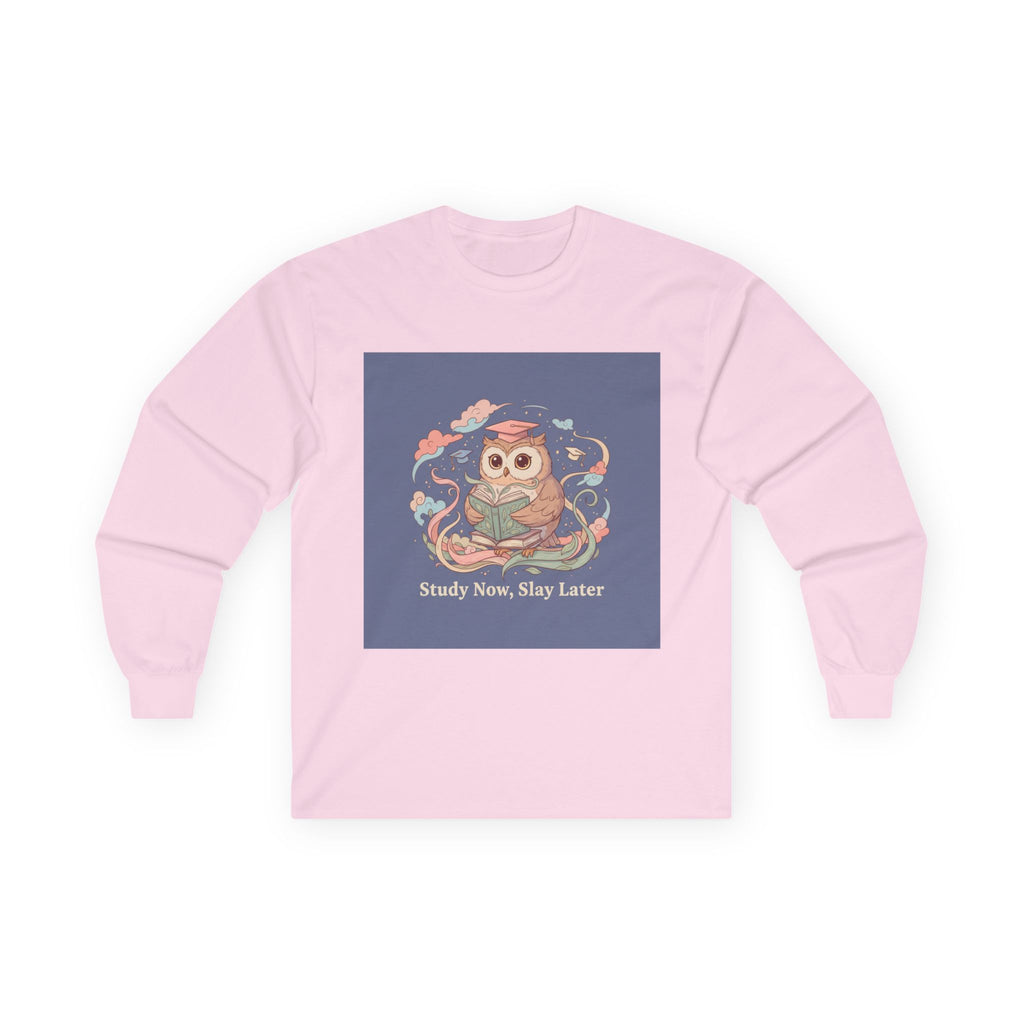 Owl Long Sleeve Tee – Study Now Slay Later