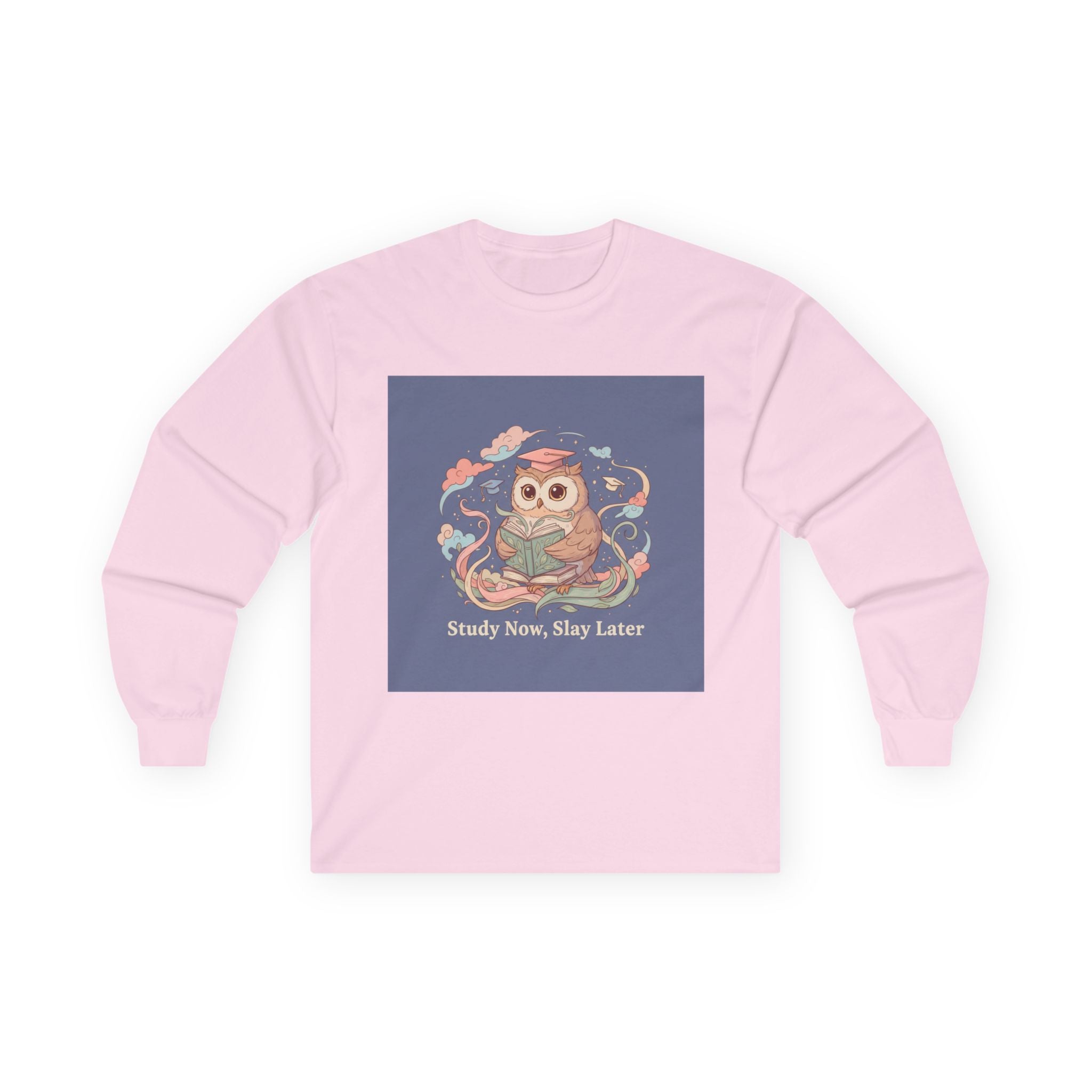 Owl Long Sleeve Tee – Study Now Slay Later