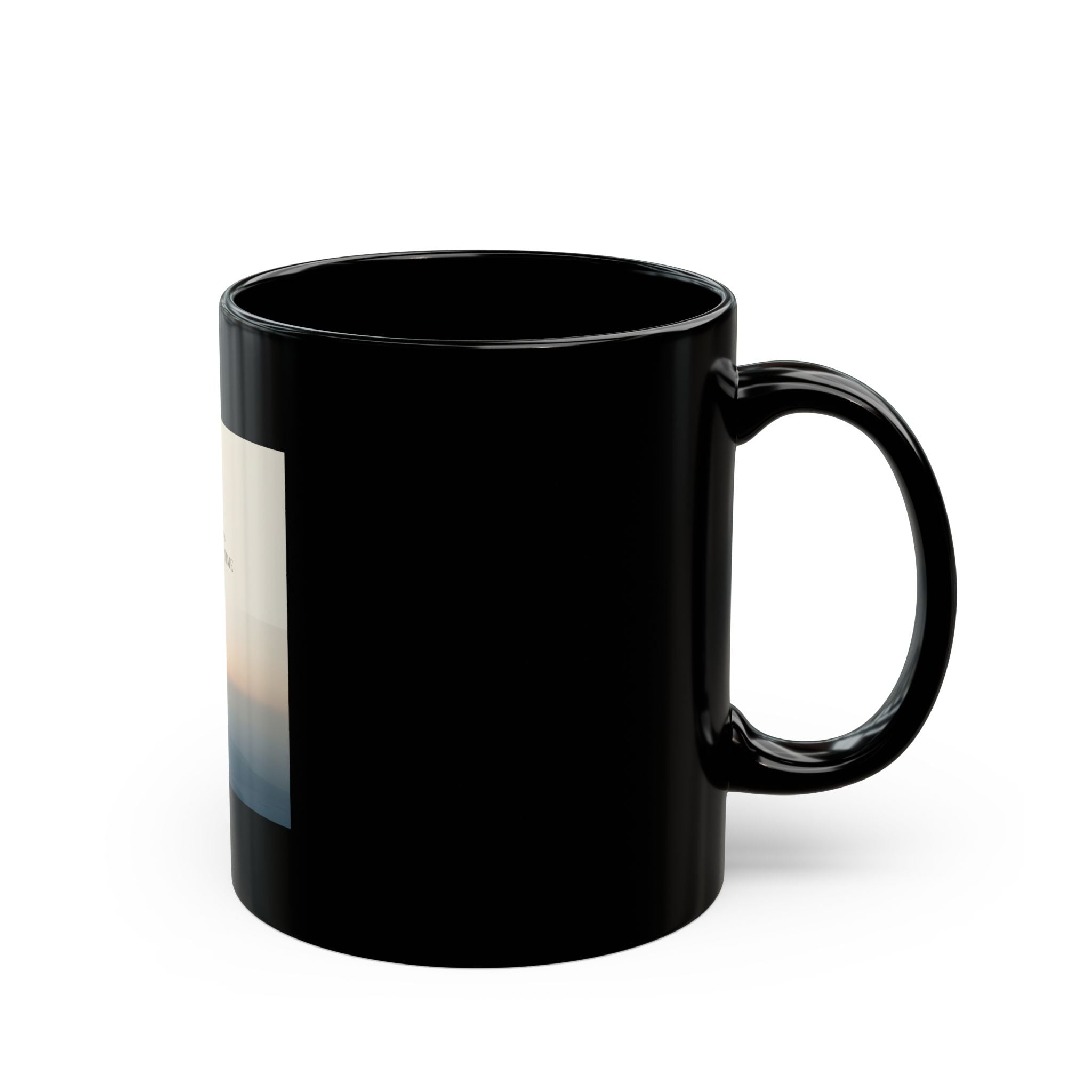 QUIET SEASONS ONE DAY AT A TIME Black Mug