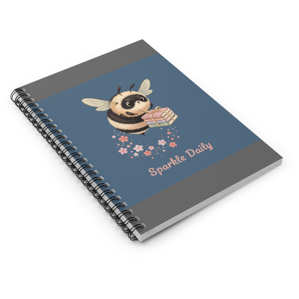 Bee Spiral Notebook – Sparkle Daily