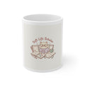 Soft Life Scholar Cat Mug 11oz