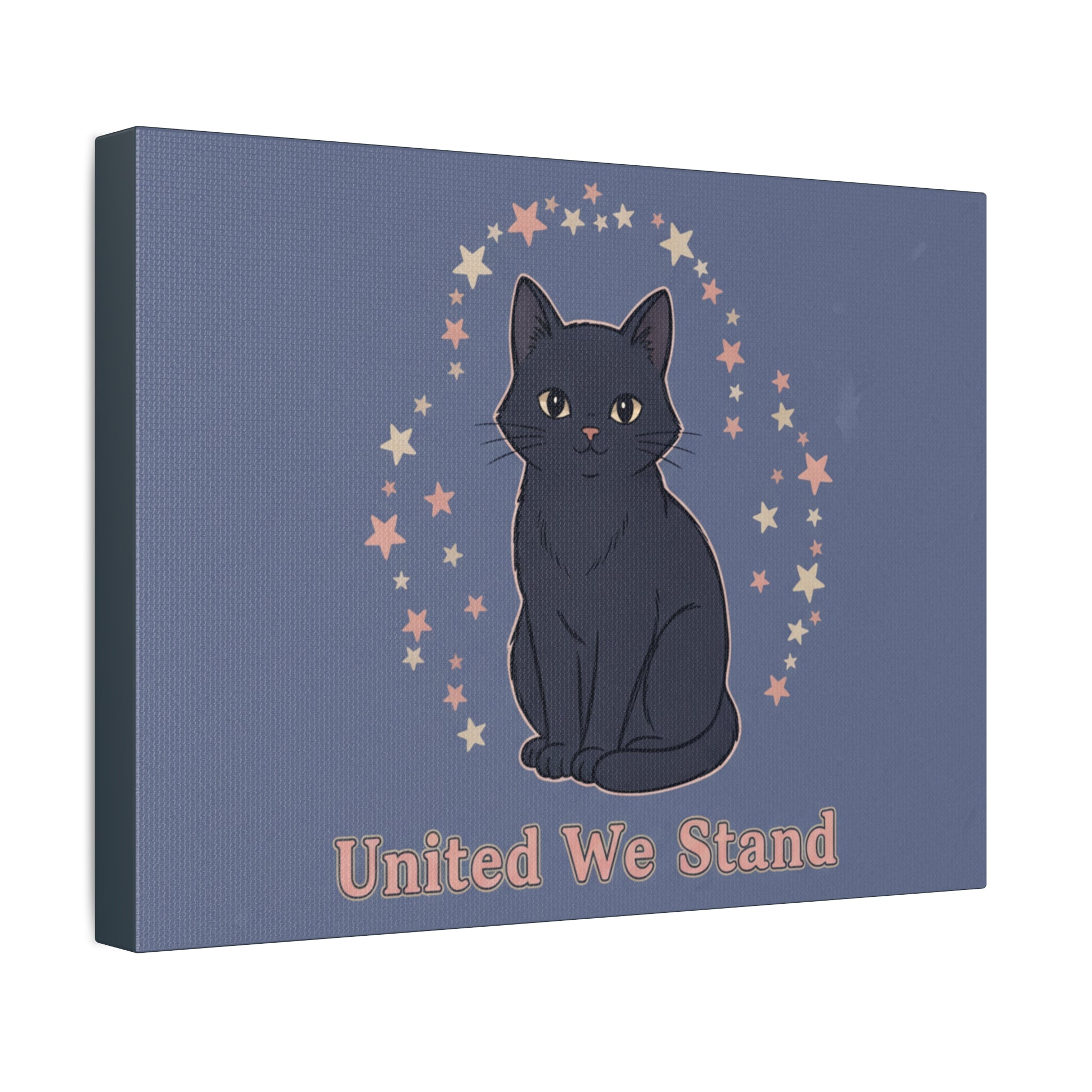 Black Cat Canvas Print – United We Stand