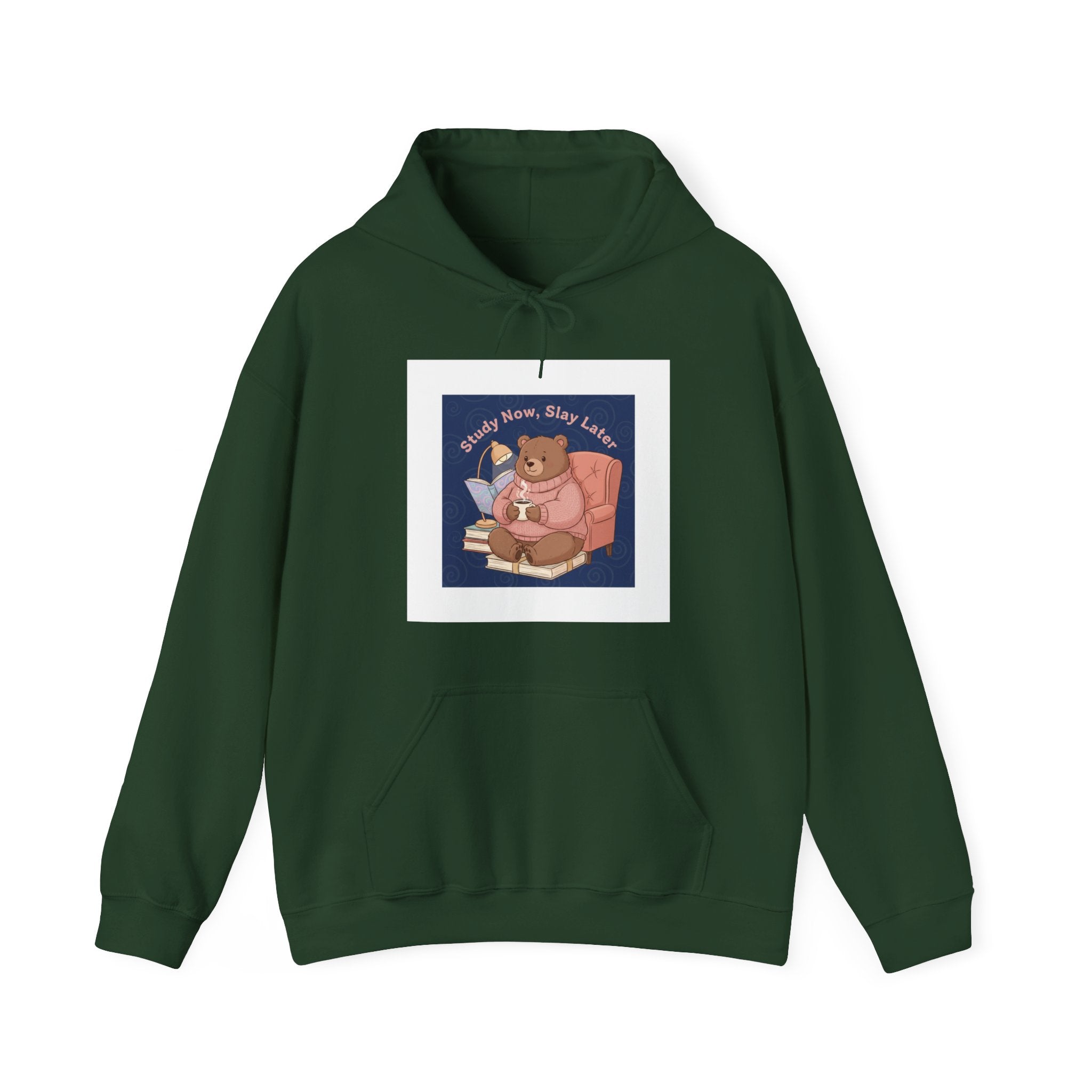 Bear Hoodie – Study Now Slay Later