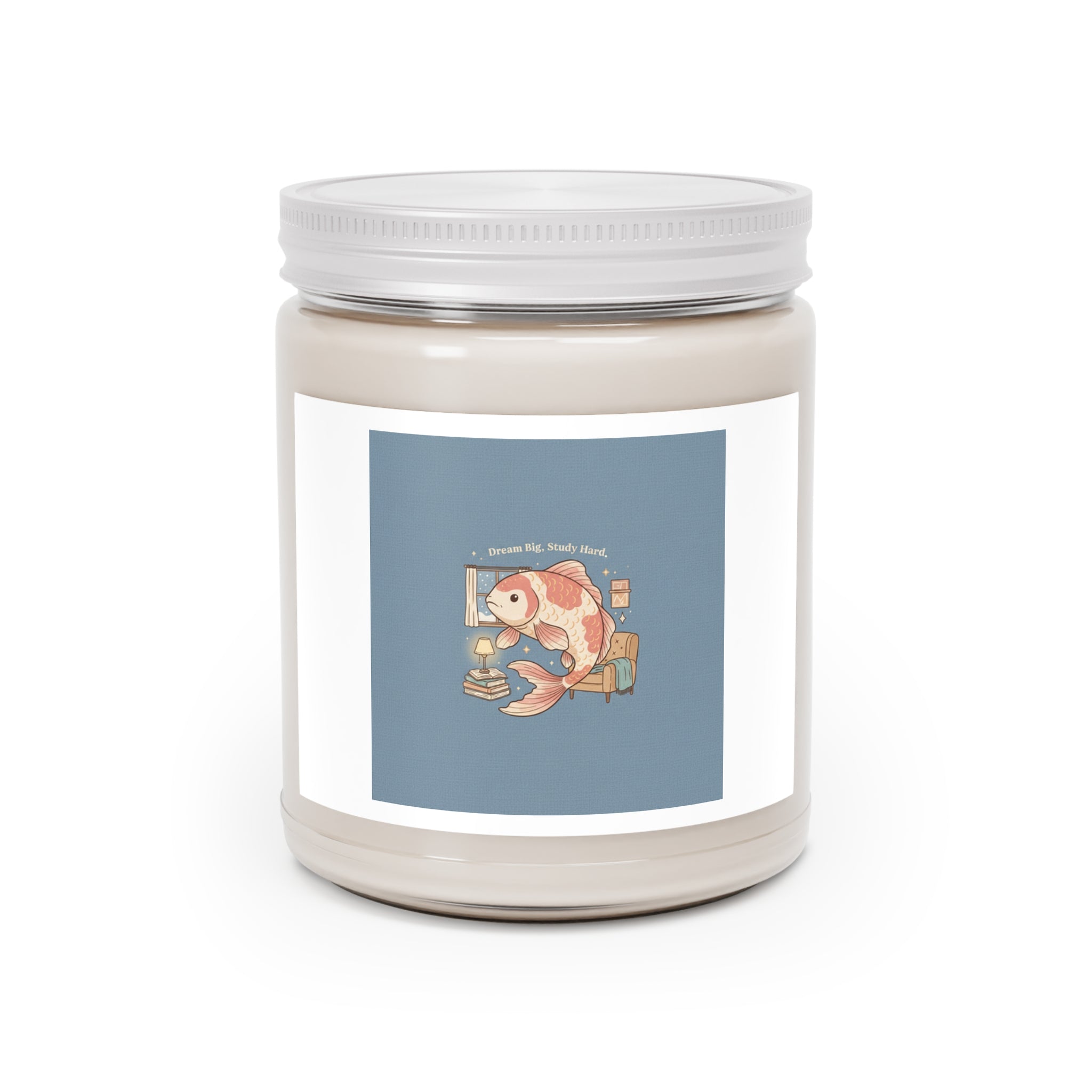 Dream Big, Study Hard Fish Scented Candle