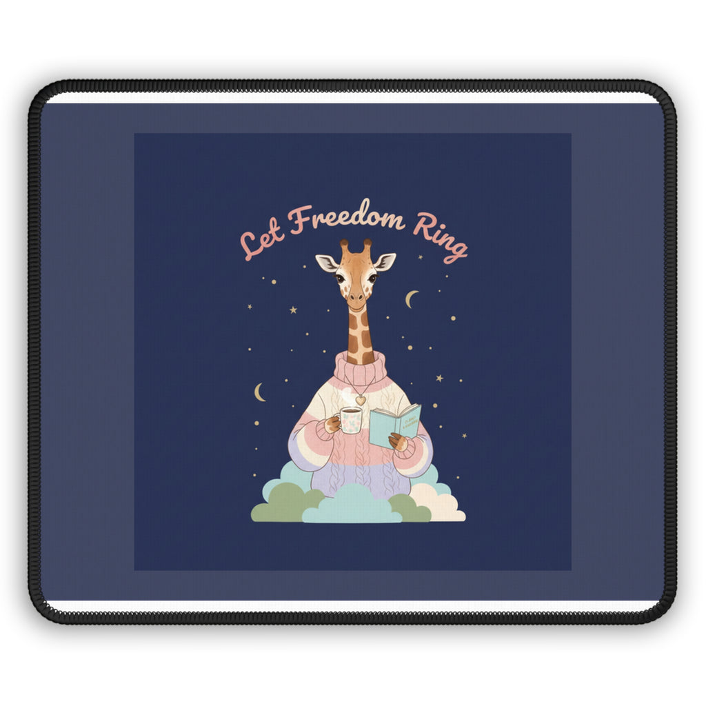 Giraffe Mouse Pad – Let Freedom Ring