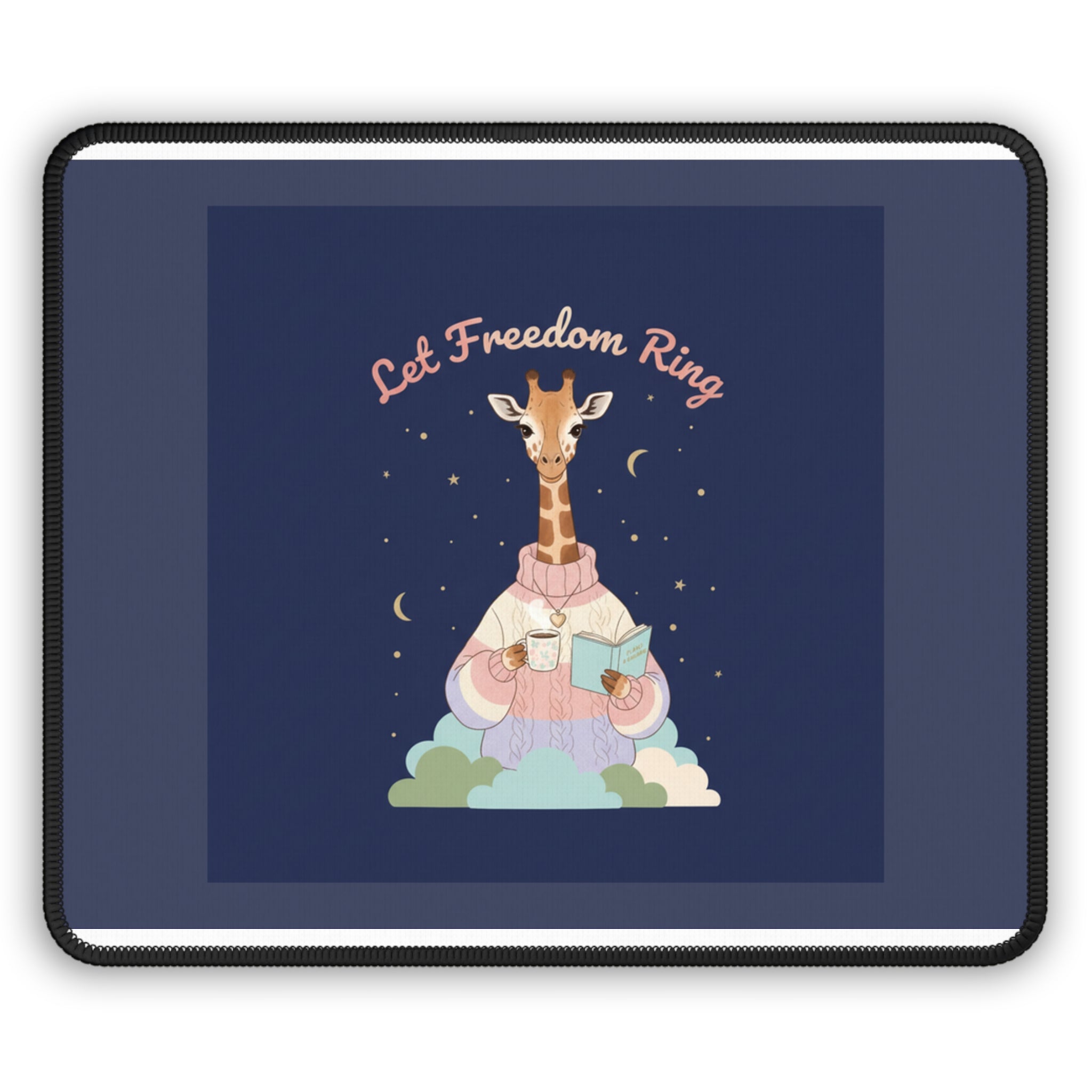 Giraffe Mouse Pad – Let Freedom Ring