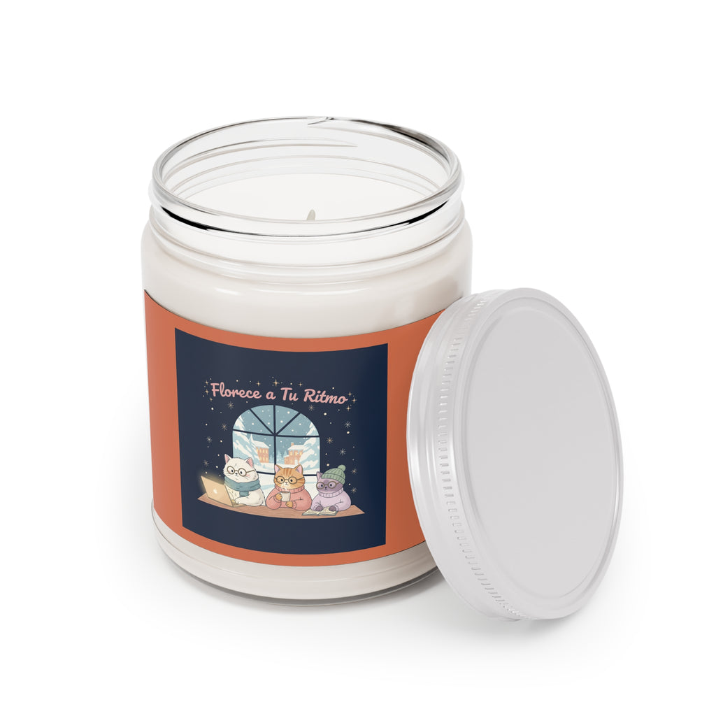 Cat Scented Candle – Florece a Tu Ritmo