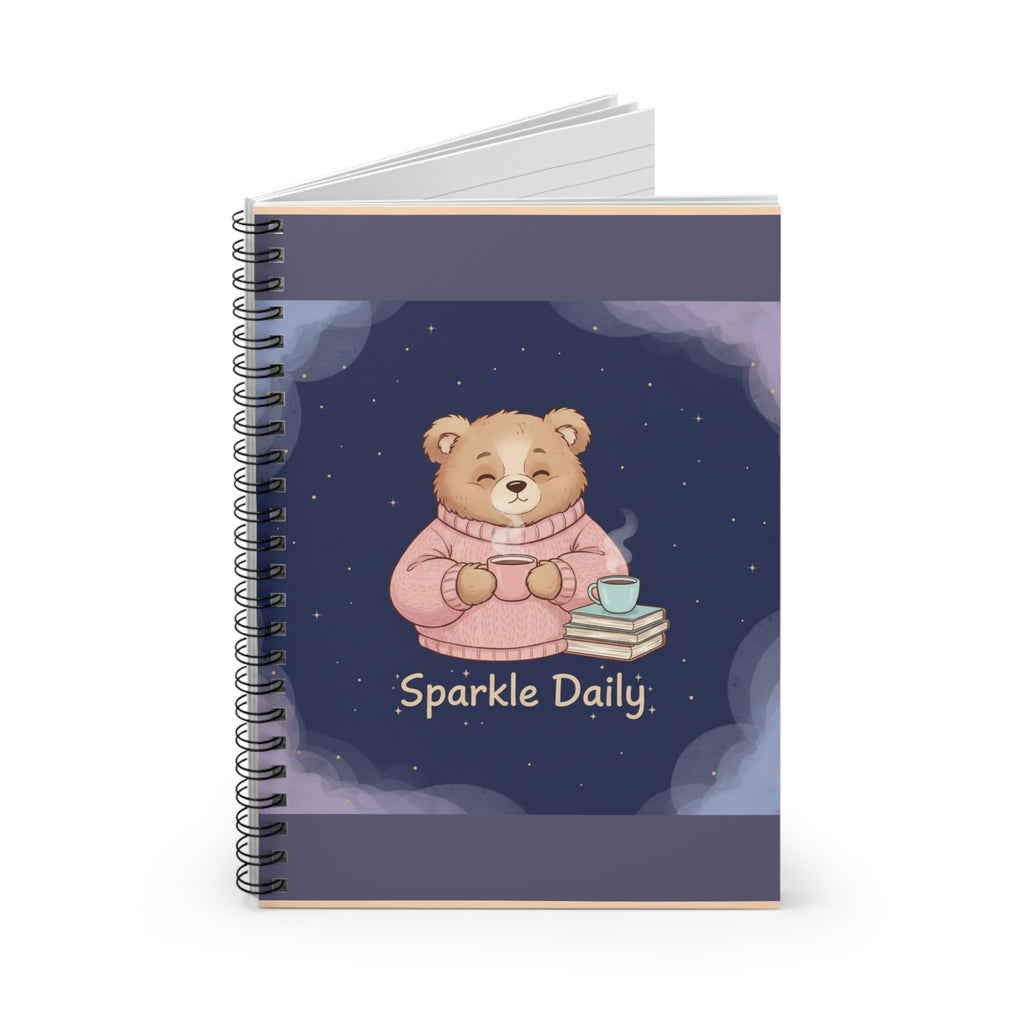 Bear Spiral Notebook – Sparkle Daily