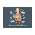 educated and cute Poster