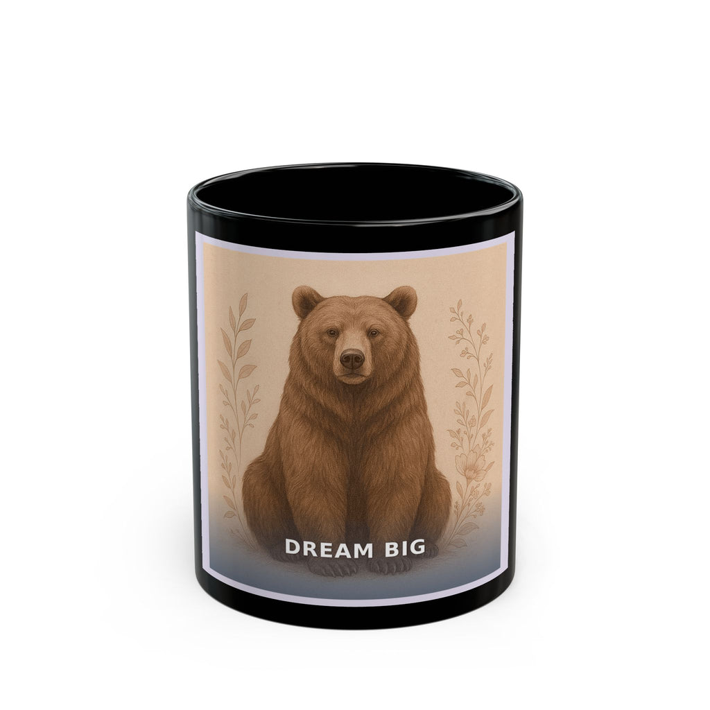 "Dream Big" Black Cat Black Mug | College Girl Gift | Fashion | KayKay Classics