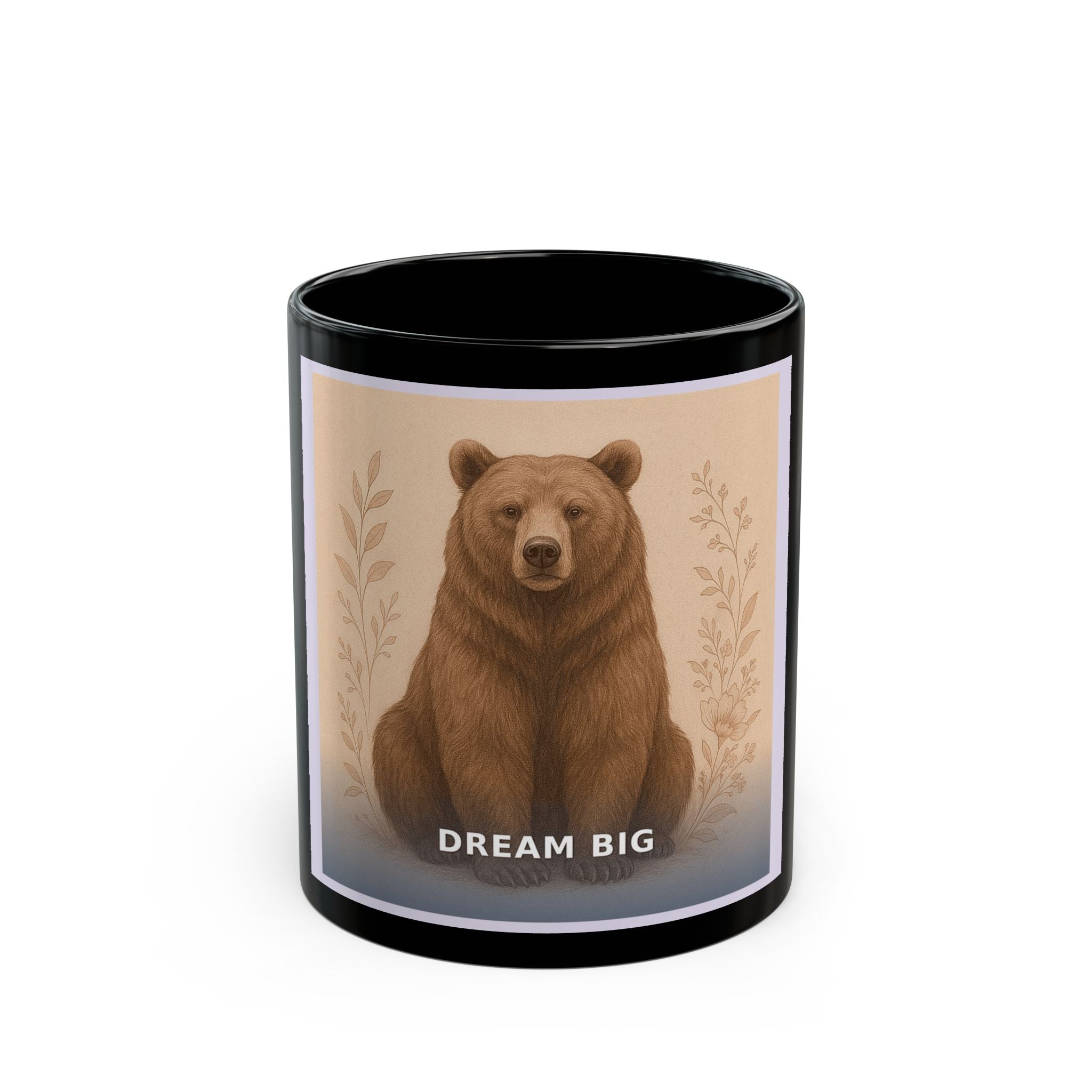 "Dream Big" Black Cat Black Mug | College Girl Gift | Fashion | KayKay Classics