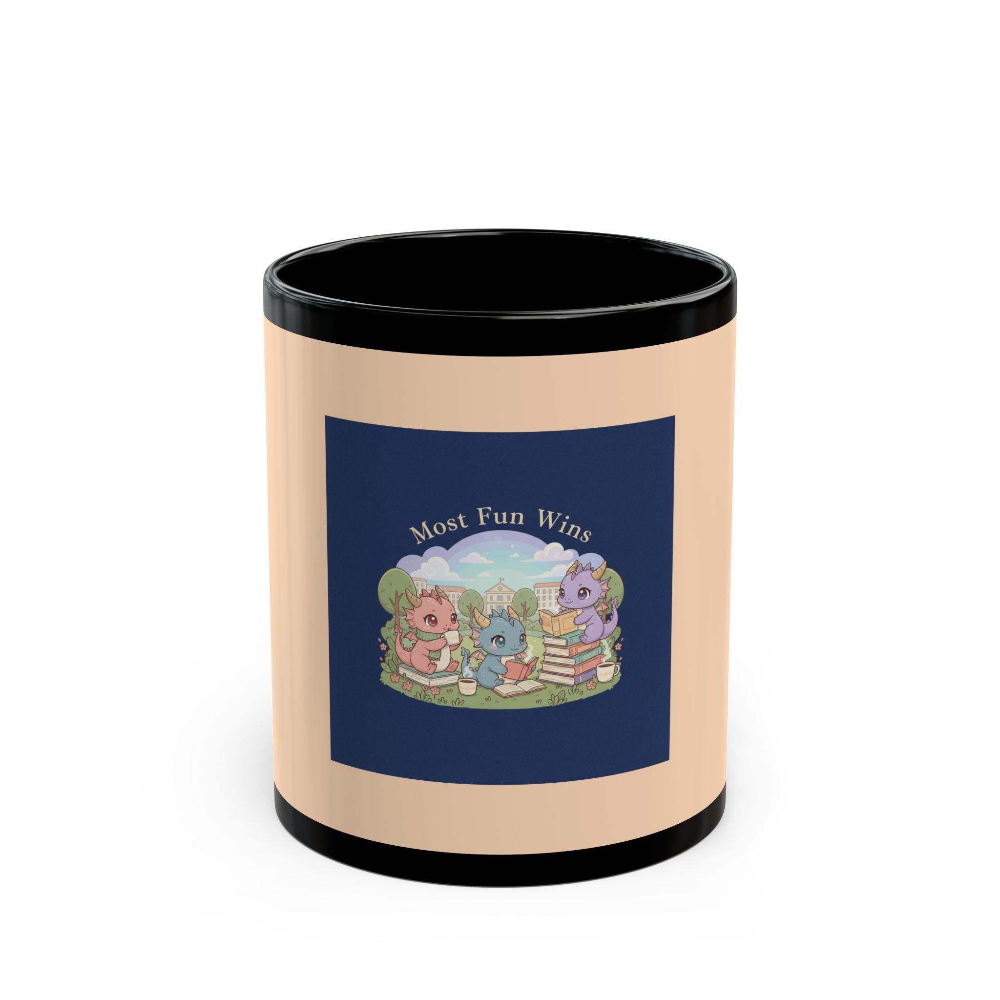 Baby Dragons Black Mug 11oz – Most Fun Wins