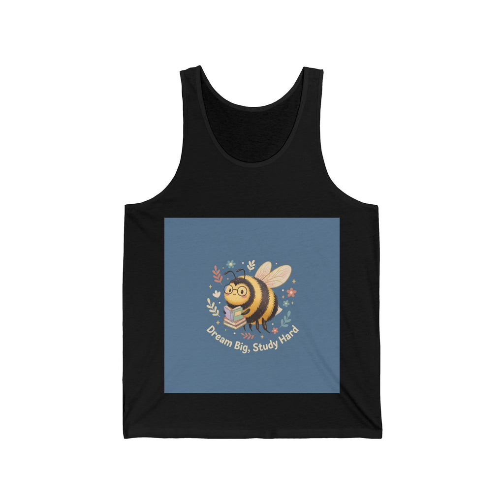 Bee Tank Top – Dream Big Study Hard