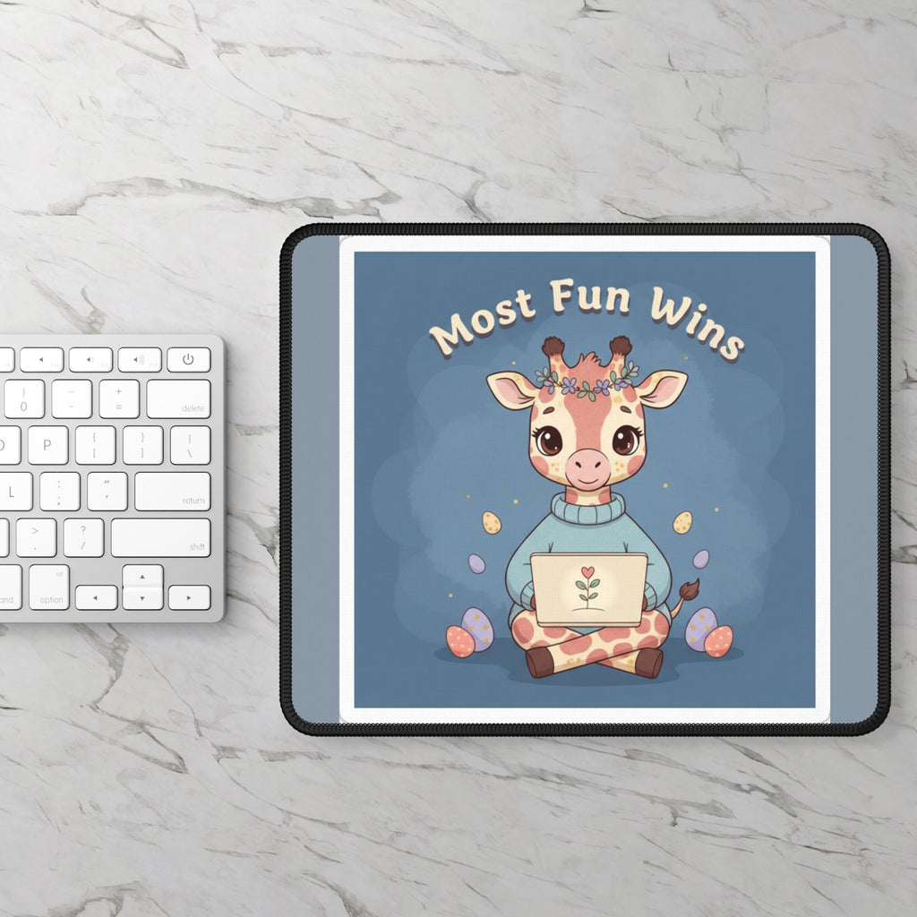 Giraffe Mouse Pad – Most Fun Wins