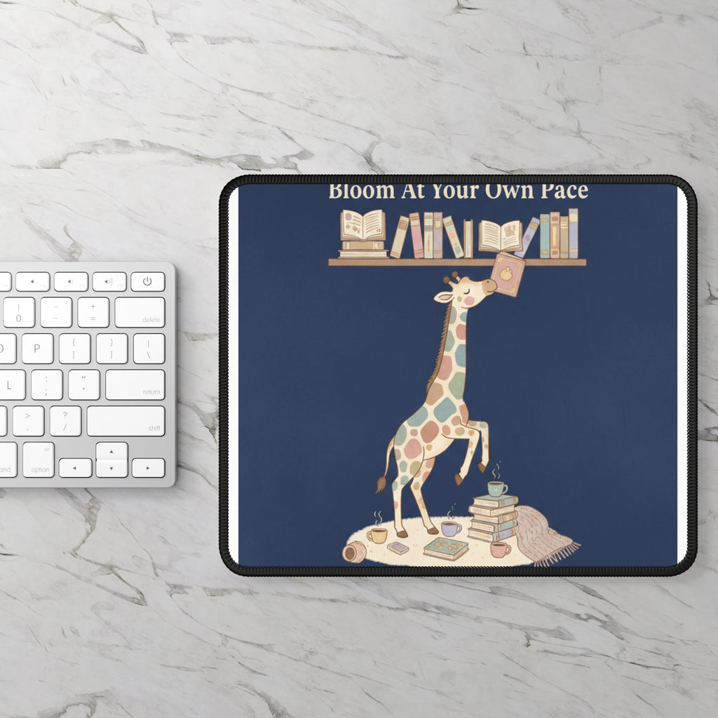 Giraffe Mouse Pad – Bloom at Your Own Pace